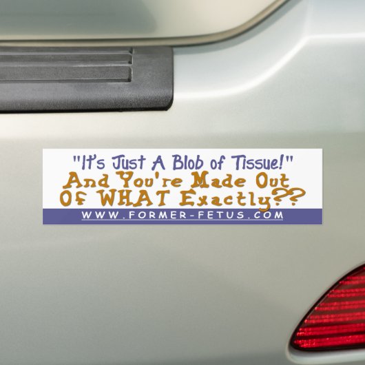 Klecks des Gewebe-Stoßdämpfers Autoaufkleber (Auf Auto)