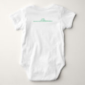 Klecks des Herzens I Baby Strampler (Rückseite)