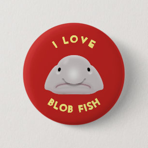 Klecks-Fische Button