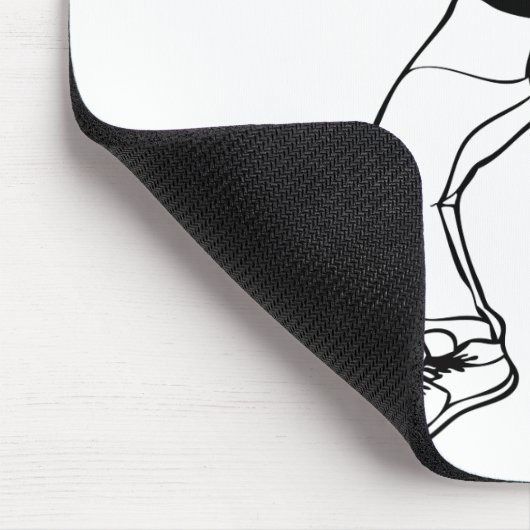 Klecks-Tanz Mousepad (Ecke)