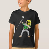 Klecks-Tanz-T - Shirt des Jungen des Golfs (Vorderseite)