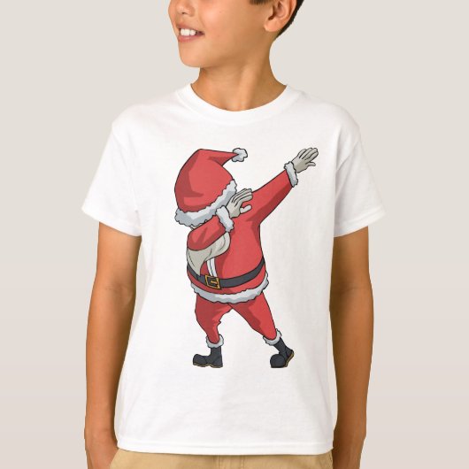 Klecks-Weihnachtsmann-T - Shirt-lustiges T-Shirt (Vorderseite)