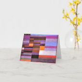 Klee - Abend Karte (Gelbe Blume)