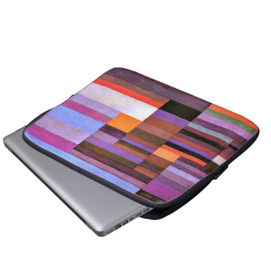 Klee - Abend Laptopschutzhülle (Vorne Knopf)