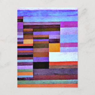 Klee - Abend Postkarte