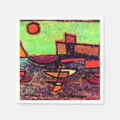 Klee - Abfahrender Dampfer Serviette (Vorderseite)