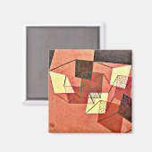 Klee - abgespeckte Flächen (1930) Magnet (Vorderseite/Rückseite)