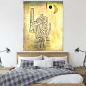Klee - Abreise des Geistes Leinwanddruck (Insitu (Schlafzimmer))