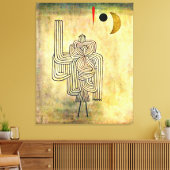 Klee - Abreise des Geistes Leinwanddruck (Insitu (Wohnzimmer))