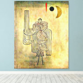 Klee - Abreise des Geistes Leinwanddruck (Insitu (Holzboden))