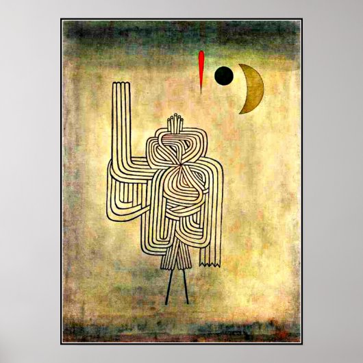 Klee - Abreise des Geistes Poster (Vorne)
