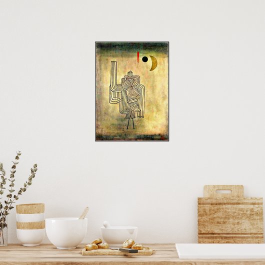 Klee - Abreise des Geistes Poster (Küche)