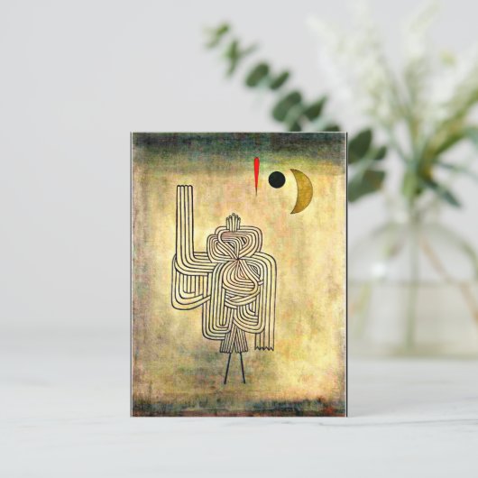 Klee - Abreise des Geistes Postkarte (Stehend Vorderseite)