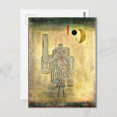 Klee - Abreise des Geistes Postkarte (Vorne/Hinten)