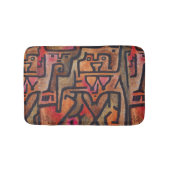 Klee Abstrakt Forest Expressionist Modern Art Badematte (Vorderseite)