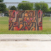 Klee Abstrakt Forest Expressionist Modern Art Banner (Insitu)