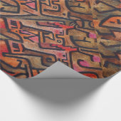 Klee Abstrakt Forest Expressionist Modern Art Geschenkpapier (Ecke)