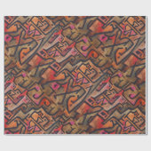 Klee Abstrakt Forest Expressionist Modern Art Geschenkpapier (Flach)