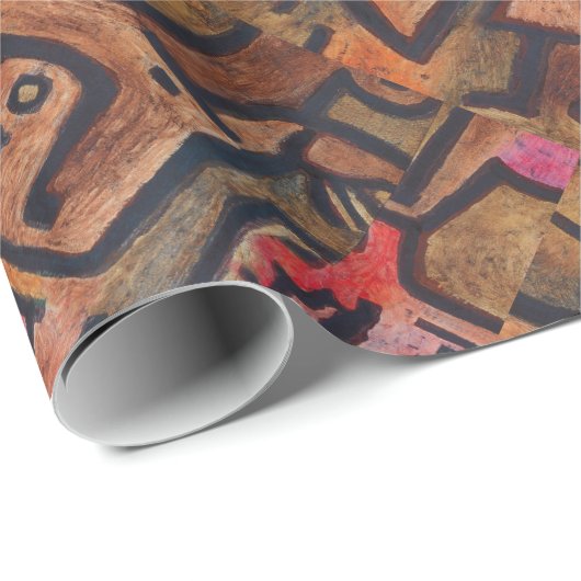 Klee Abstrakt Forest Expressionist Modern Art Geschenkpapier (Rolleneckpunkt)