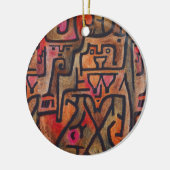 Klee Abstrakt Forest Expressionist Modern Art Keramik Ornament (Links)