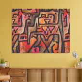 Klee Abstrakt Forest Expressionist Modern Art Leinwanddruck (Insitu (Wohnzimmer))