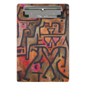 Klee Abstrakt Forest Expressionist Modern Art Mini Klemmbrett (Vorderseite)