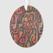Klee Abstrakt Forest Expressionist Modern Art Ornament (Vorderseite)