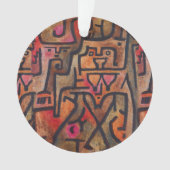 Klee Abstrakt Forest Expressionist Modern Art Ornament (Vorderseite)