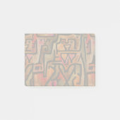 Klee Abstrakt Forest Expressionist Modern Art Post-it Klebezettel (Vorderseite)