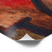 Klee Abstrakt Forest Expressionist Modern Art Poster (Ecke)