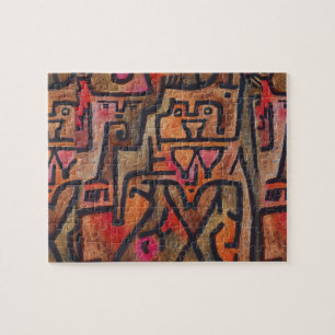 Klee Abstrakt Forest Expressionist Modern Art Puzzle