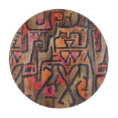 Klee Abstrakt Forest Expressionist Modern Art Schneidebrett (Vorderseite)