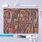 Klee Abstrakt Forest Expressionist Modern Art Seidenpapier (Handwerk)