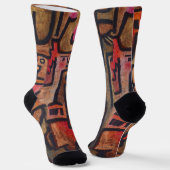 Klee Abstrakt Forest Expressionist Modern Art Socken (Gewinkelt)