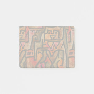 Klee Abstrakt Red Abstrakt Expressionist Nature Post-it Klebezettel
