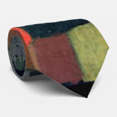 Klee - Abstrakte Farbharmonie mit Quadraten Krawatte (Gerollt)