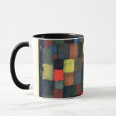 Klee - Abstrakte Farbharmonie mit Quadraten Tasse (Links)