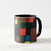 Klee - Abstrakte Farbharmonie mit Quadraten Tasse (VorderseiteRechts)