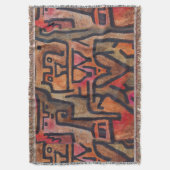 Klee Abstrakter Wald Expressionist Moderne Kunst Decke (Vorderseite Vertikal)