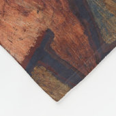 Klee Abstrakter Wald Expressionist Moderne Kunst Fleecedecke (Ecke)