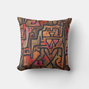 Klee Abstrakter Wald Expressionist Moderne Kunst Kissen