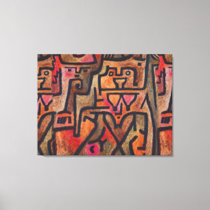 Klee Abstrakter Wald Expressionist Moderne Kunst Leinwanddruck