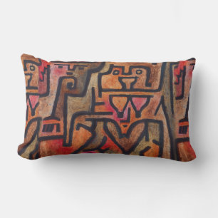 Klee Abstrakter Wald Expressionist Moderne Kunst Lendenkissen