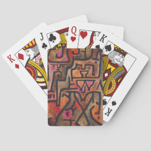 Klee Abstrakter Wald Expressionist Moderne Kunst Spielkarten