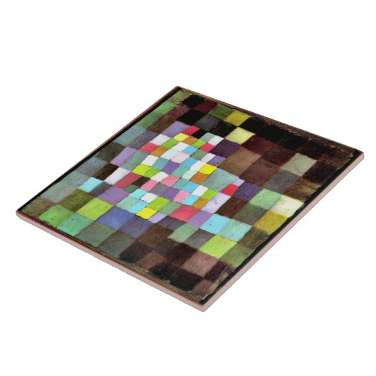 Klee Abstraktion mit Referenz...Tree Fliese (Seite)