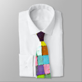 Klee - Abstraktion mit Referenzblütenbaum Krawatte (Gebunden)