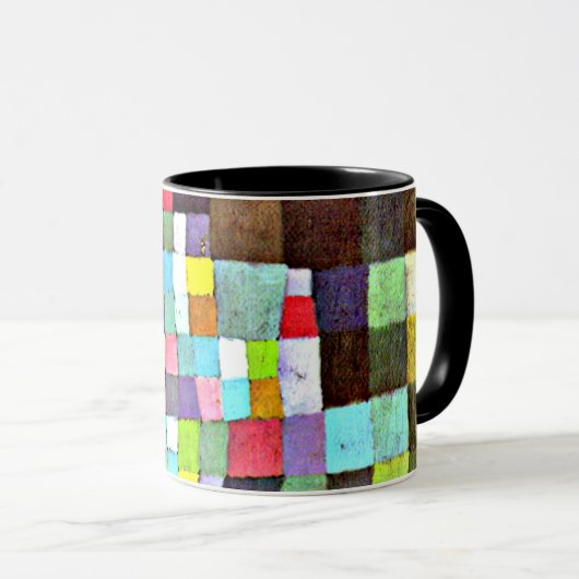 Klee - Abstraktion mit Verweis... Tasse (VorderseiteRechts)
