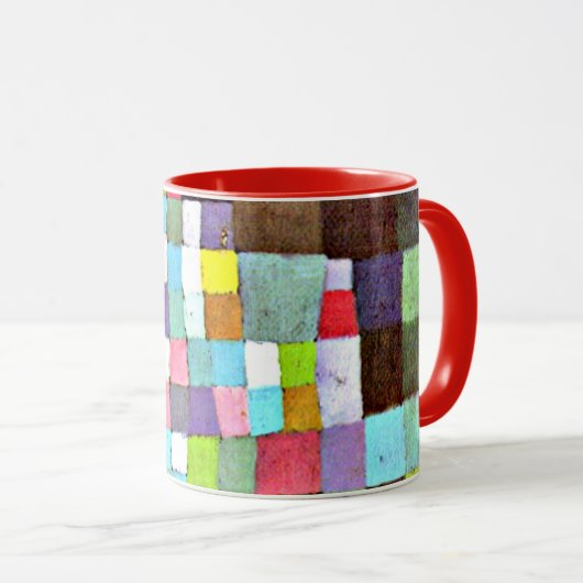 Klee - Abstraktion mit Verweis... Tasse (VorderseiteRechts)