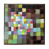 Klee - Abstraktion mit Verweis...Tree Fliese (Vorderseite)