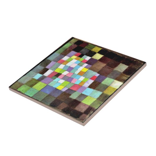 Klee - Abstraktion mit Verweis...Tree Fliese (Seite)